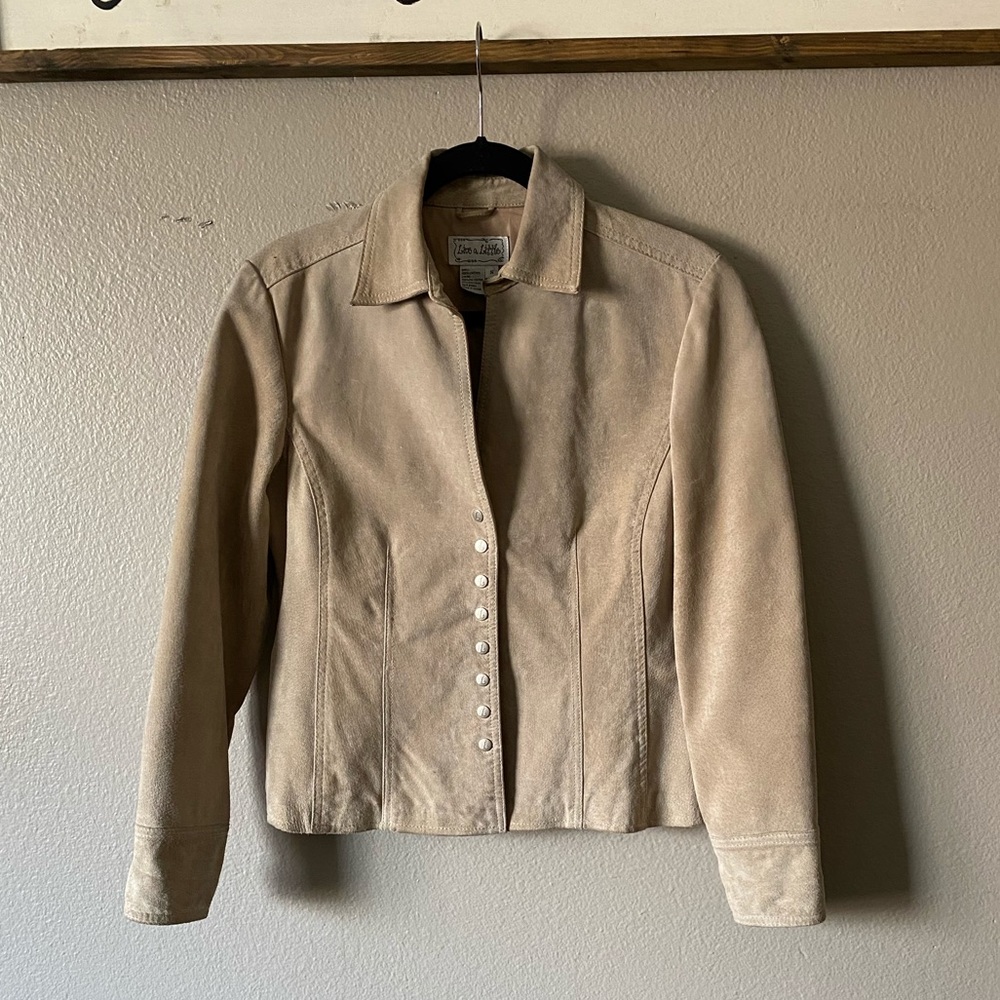 Live a Little leather jacket size small